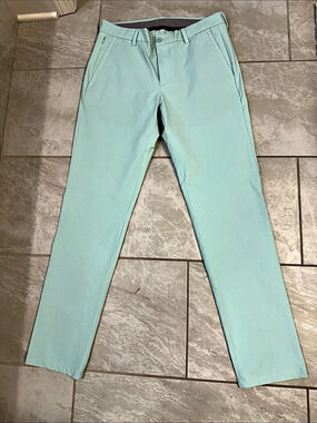 Vineyard Vines OTG On-The-Go Pant Men's Sage Green Pants Waist 32 Inseam 32